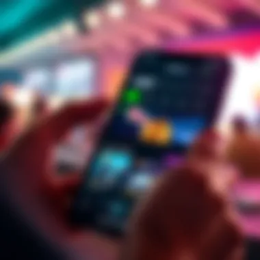 User interface of 1xbet APK showcasing mobile features