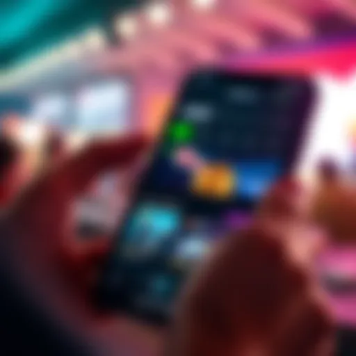 Exploring the User Interface of 1xbet APK User interface of 1xbet APK showcasing mobile features