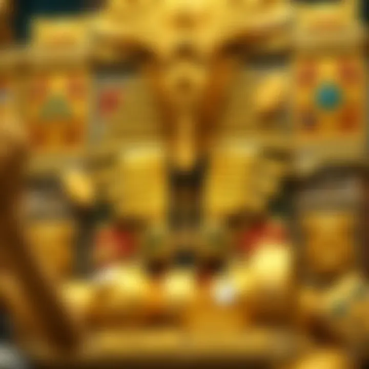 Winning Techniques in Aztec Gold Megaways A strategic overview of winning techniques in Aztec Gold Megaways, featuring highlighted game elements.