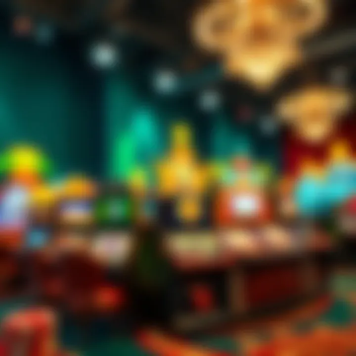 Variety of Gambling Games A variety of gambling games available on a mobile application.