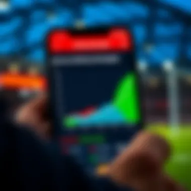 Diverse Betting Strategies in Betfred App A graph depicting betting strategies available in the Betfred app