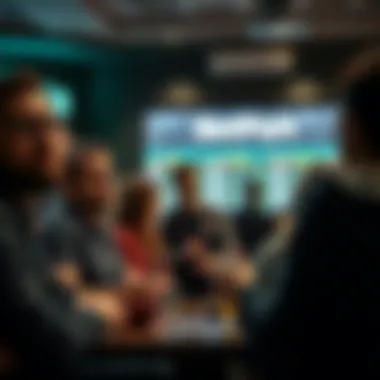 User community engaging in discussions