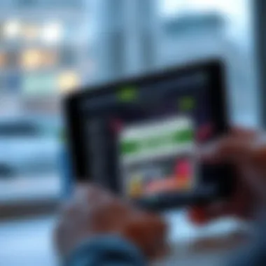 Features of Betway App on Tablet Highlighting features of the Betway app on a tablet display.