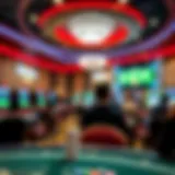 Exciting casino gaming atmosphere