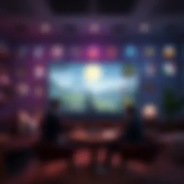 A calming game interface that enhances relaxation.
