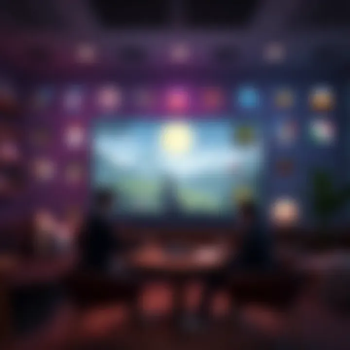 A calming game interface that enhances relaxation.
