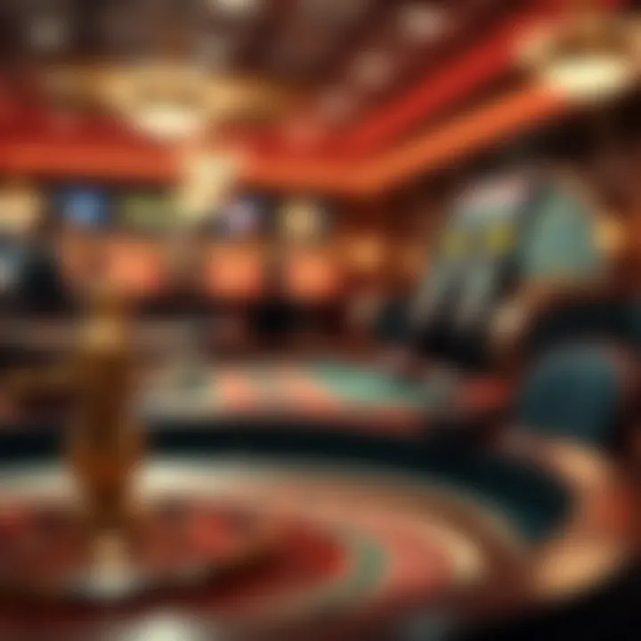A historical depiction of classic casino games