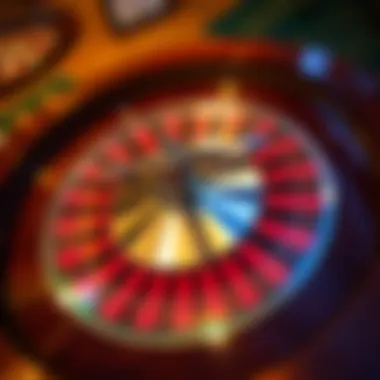 The Spin of Fortune An overview of a roulette wheel in motion