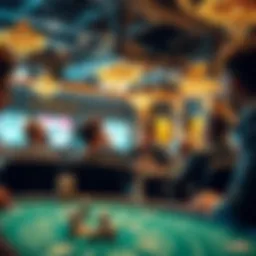 A vibrant discussion forum illustrating casino game strategies