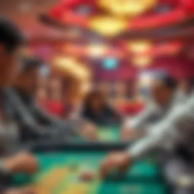 Captivating Moments in the World of Craps Engaging players during a thrilling game of craps