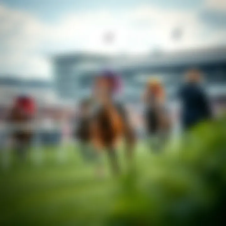 Excitement and spectacle at the Epsom Derby race