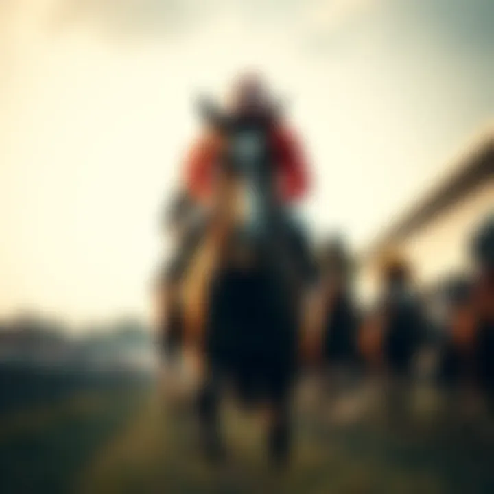 Historical significance of the Epsom Derby captured in a vintage photograph