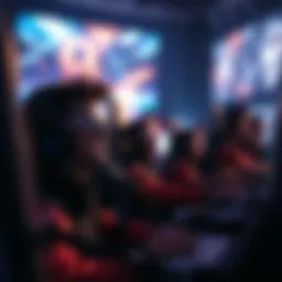 Dynamic esports competition scene