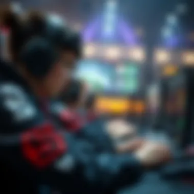 Strategic Moment in Esports Gameplay Strategic gameplay moment