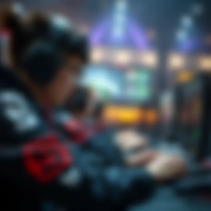 Strategic Moment in Esports Gameplay Strategic gameplay moment