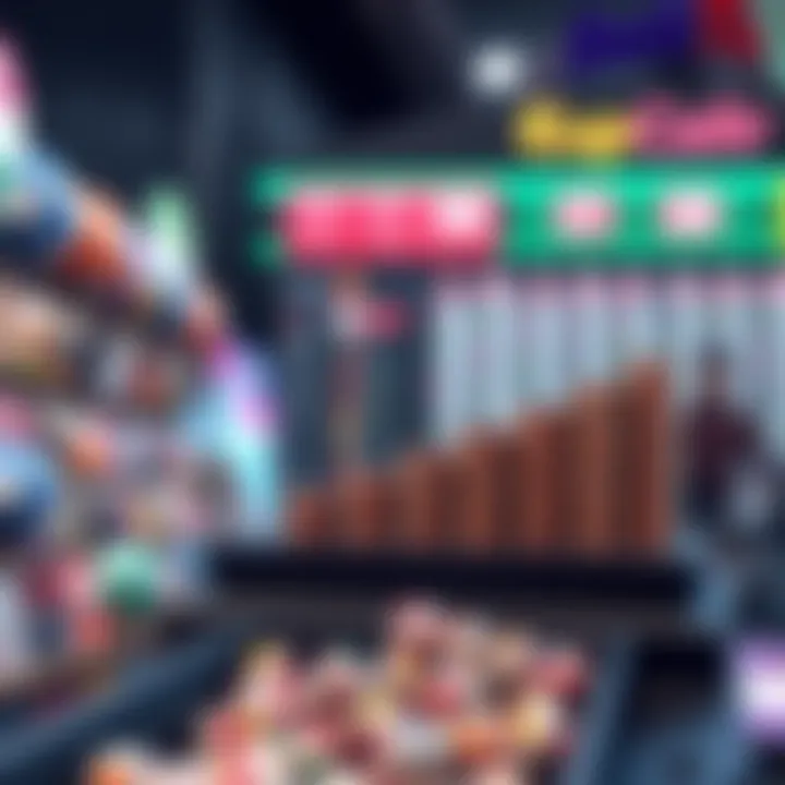 Graphical representation of betting strategies in Eurostar Toto