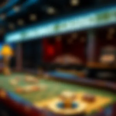 A timeline showcasing the evolution of casino games