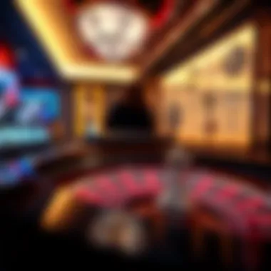 A captivating view of an Evolution Roulette table showcasing its digital interface