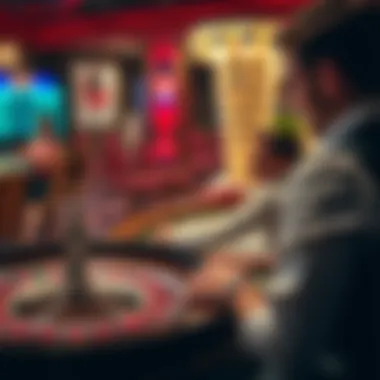 An engaging scene of an online player interacting with a live dealer during Evolution Roulette