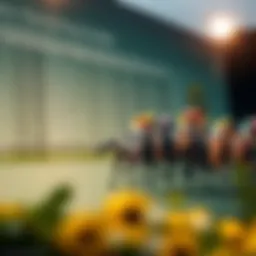 A detailed horse racing schedule showcasing various events and dates