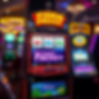 Casino environment showcasing Fishin Frenzy slot machine