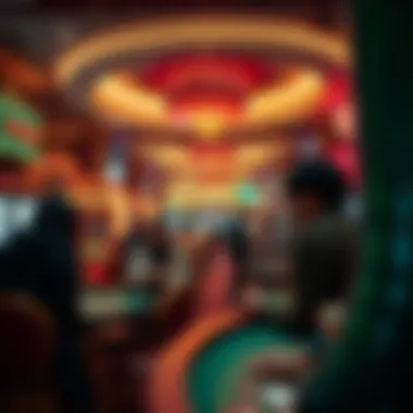 Foreign Tourists Engaging in Casino Activities