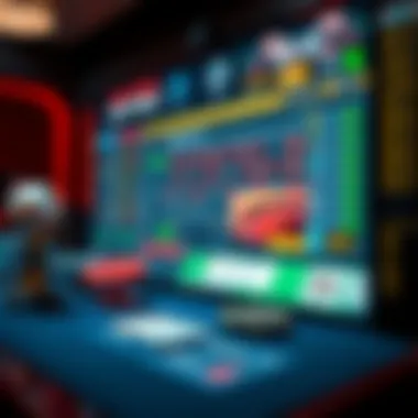 Strategic elements highlighted in an online betting environment