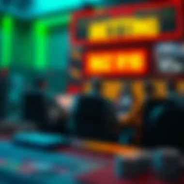 The Thrilling World of Modern Betting A vibrant illustration showcasing the thrills of modern betting.