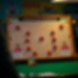 Exploration of Betting Strategies in Handicap Toto Tactical board showcasing handicap betting strategies