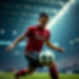 Dynamic match scene showcasing the intensity of Jupiler League football