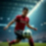 Intensity of Jupiler League Football Dynamic match scene showcasing the intensity of Jupiler League football