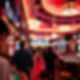 The vibrant atmosphere of a Korean casino floor