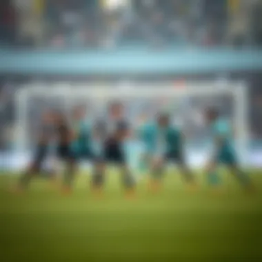 A strategic formation used by Krasnodar FC on the field