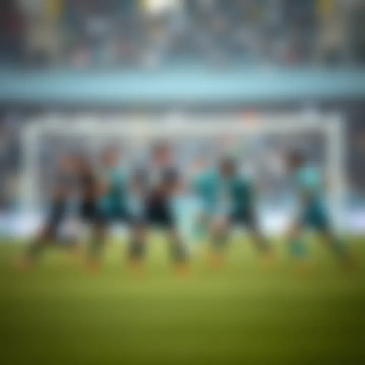 A strategic formation used by Krasnodar FC on the field