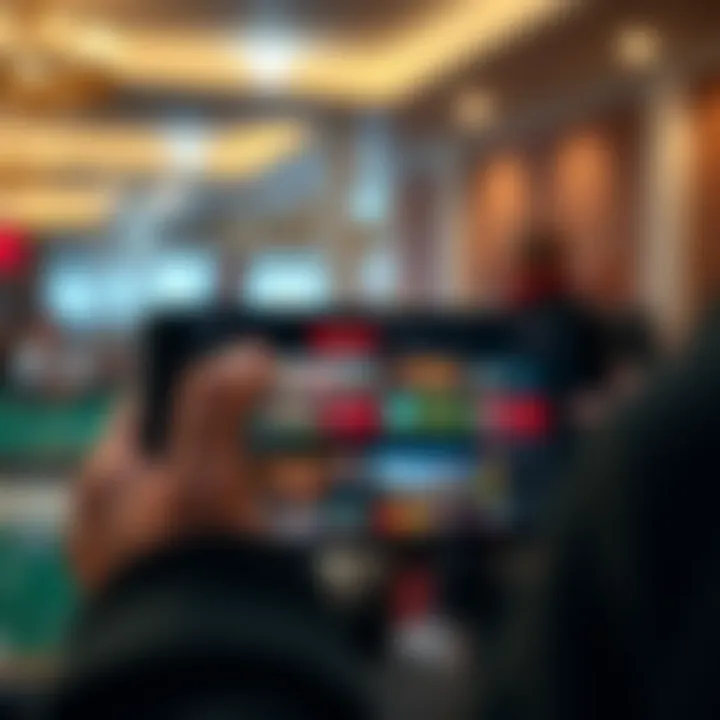 Accessibility: Ladbrokes Casino on the Go User interface of Ladbrokes Casino on a mobile device