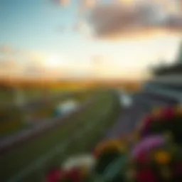 Melbourne Cup racecourse view
