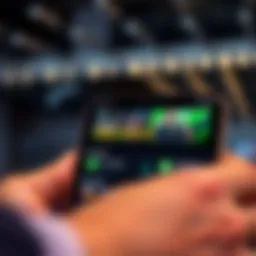 Mobile betting interface showcasing user-friendly features