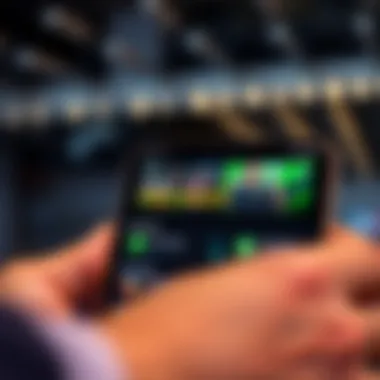 User-Friendly Mobile Betting Interface Mobile betting interface showcasing user-friendly features