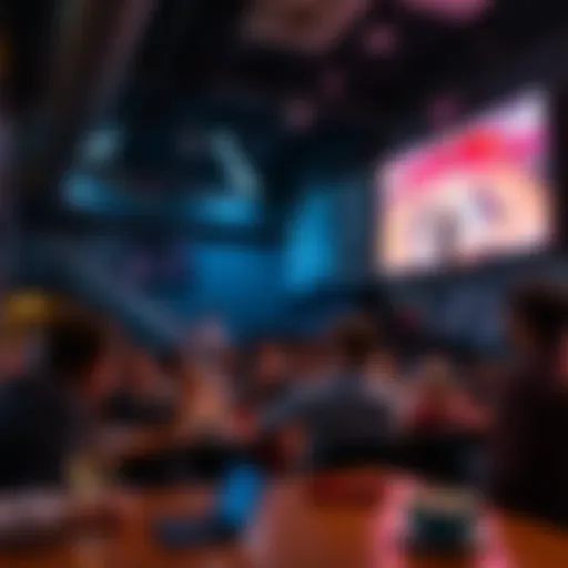 Immersive Game Night Experience Spectacular game night ambiance