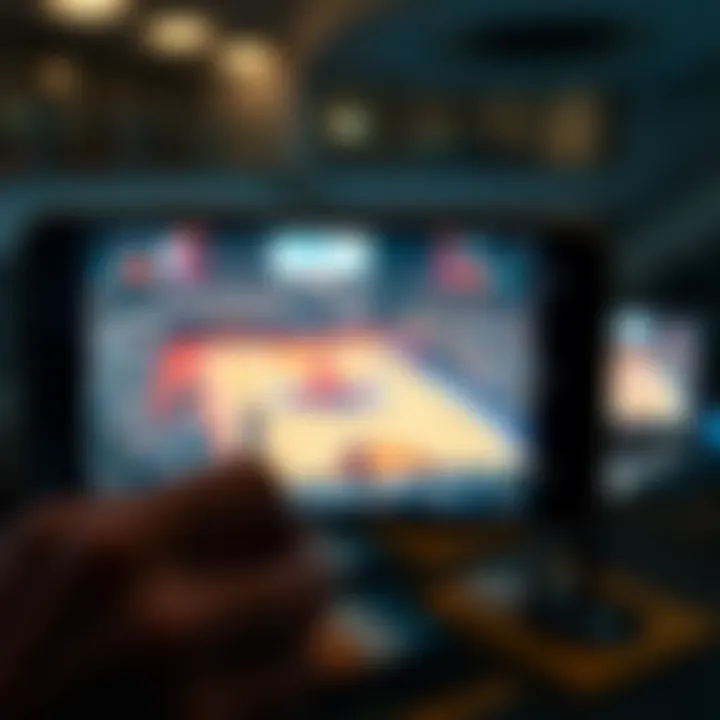 Streaming Exciting NBA Highlights Anytime Streaming NBA highlights on a mobile device