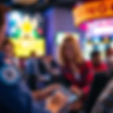 Community Engagement in Online Bingo An abstract representation of online gaming community engagement