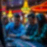 Illustration of online casino community interactions