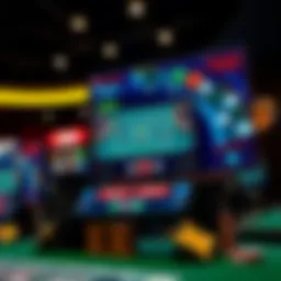A visually stunning representation of an online casino gaming interface