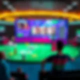 A digital representation of an online casino platform