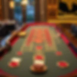 A detailed look at the Baccarat table layout