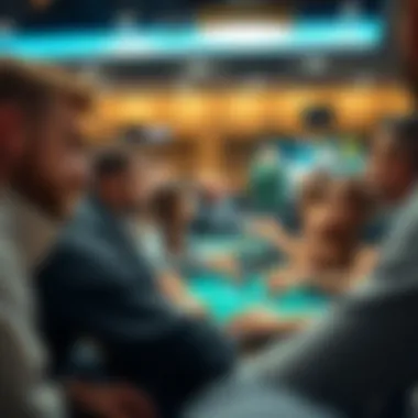 Engaging Community in Online Poker A community of online players interacting in a virtual chat room