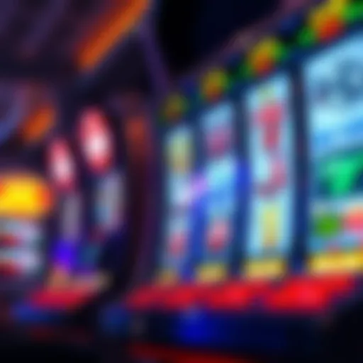 The Allure of Online Slot Machines A visually appealing online slot machine interface