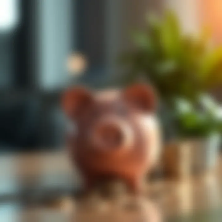 Investment Opportunities in Asset Management Visual metaphor of a piggy bank symbolizing investment opportunities
