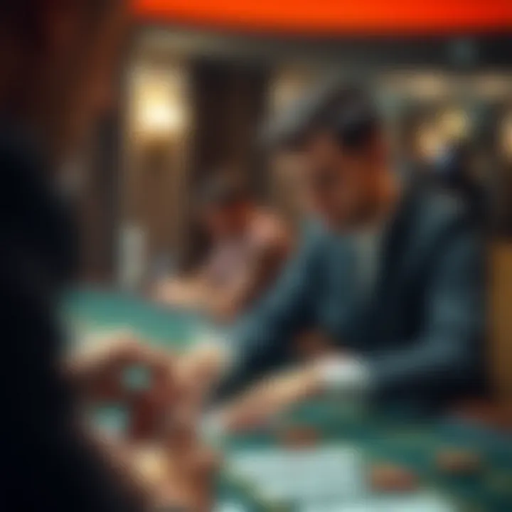 Understanding Player Bets in Blackjack Player making a bet in blackjack