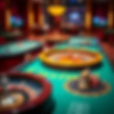 The Popularity of Table Games in Online Casinos A collection of popular table games like blackjack and roulette